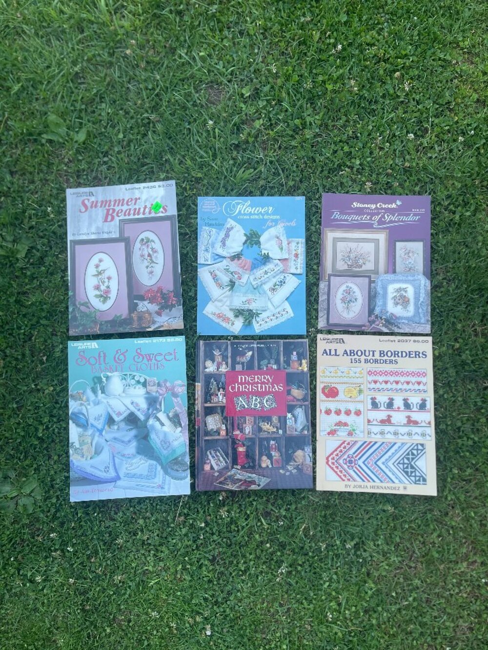 Vintage Lot of 6 Cross Stich Books